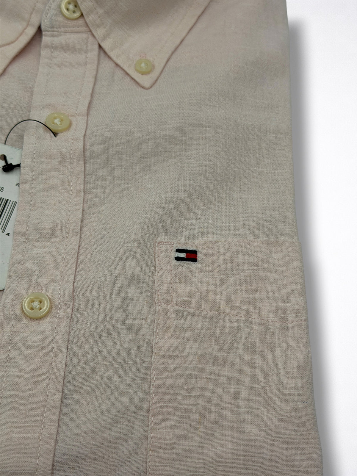 Camisa Tommy Hilfiger Classic Fit Manga Corta de lino Talla M