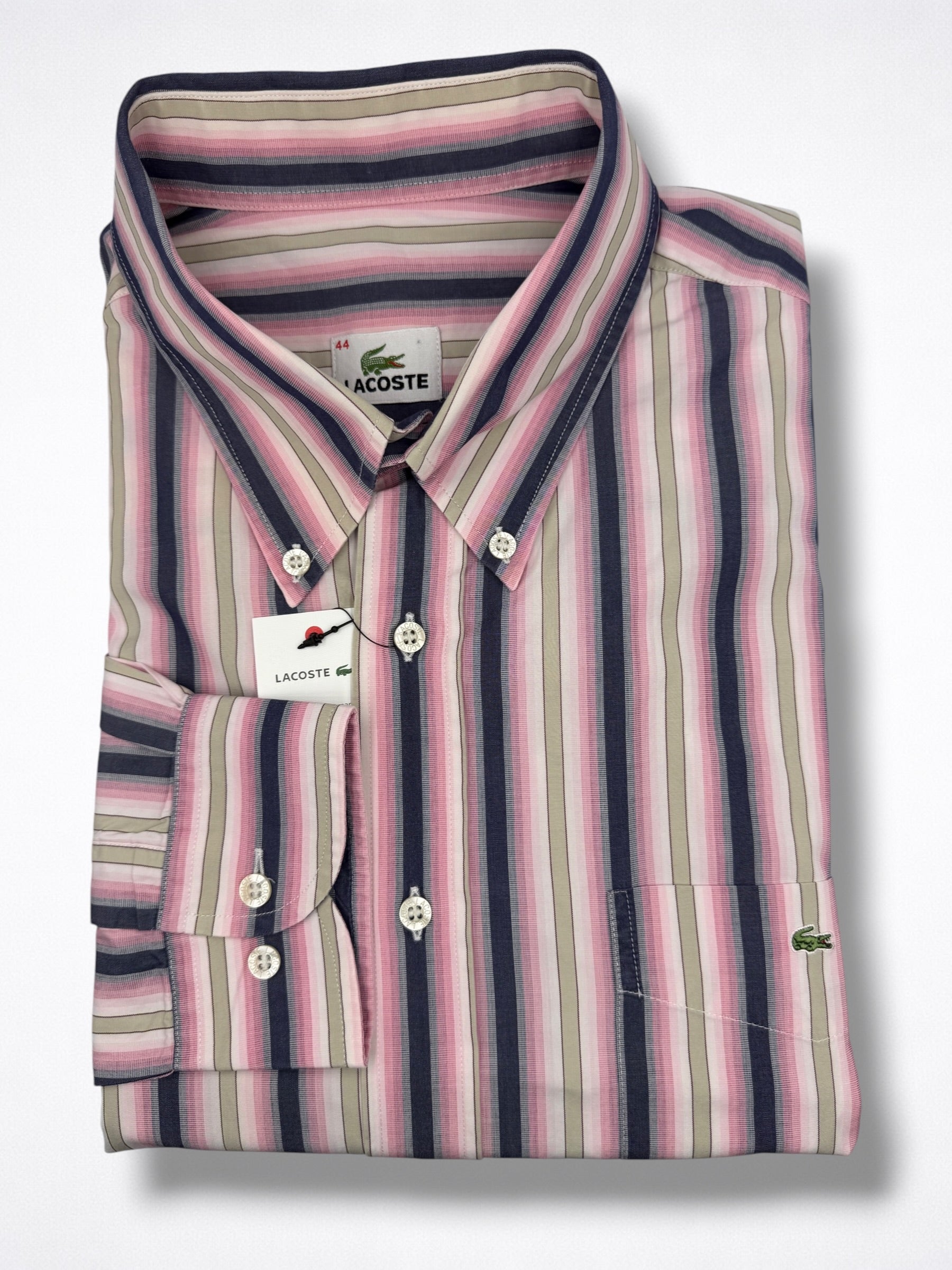 Camisa Lacoste Classic Fit manga larga talla XL