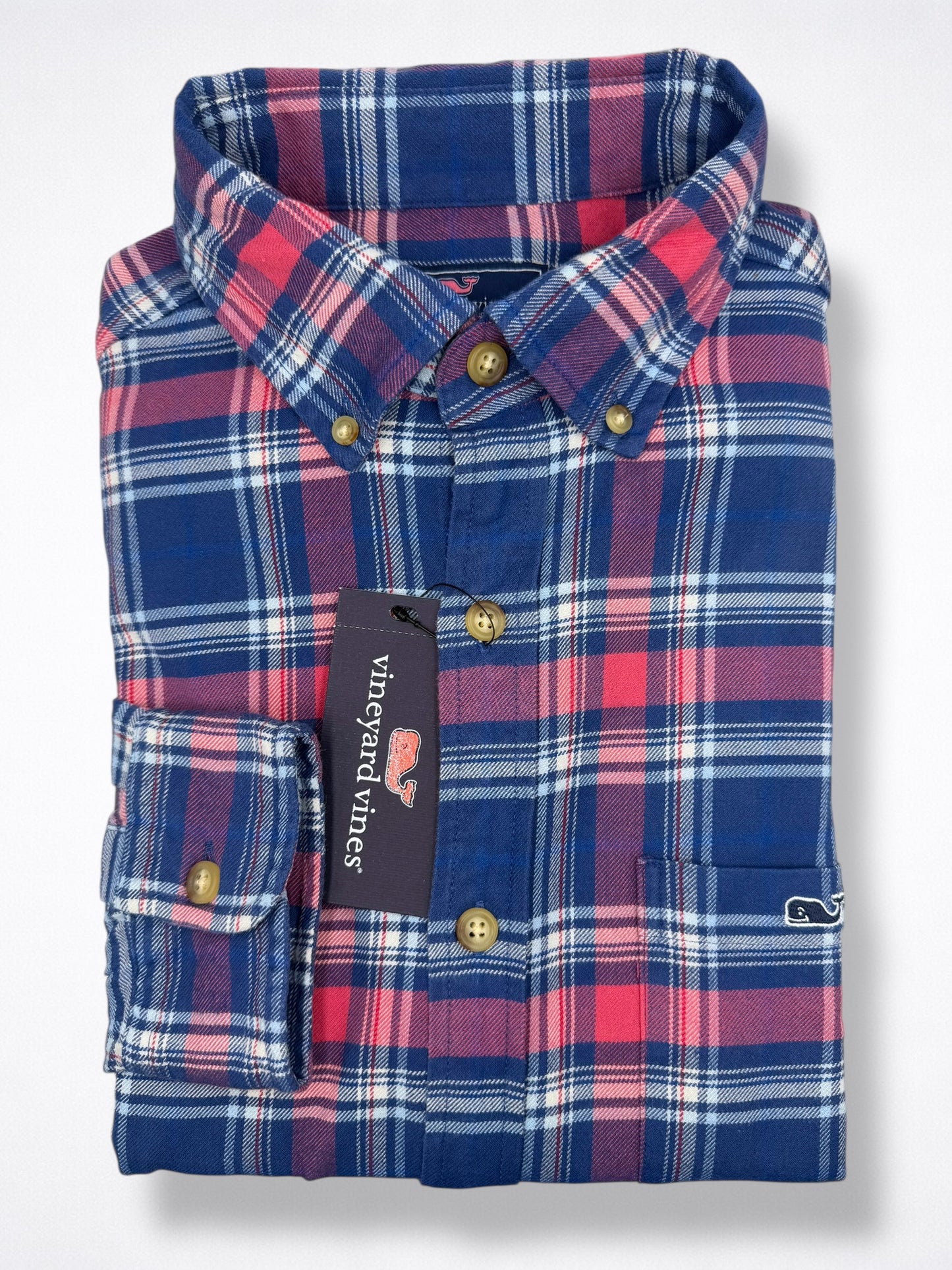 Camisa Vineyard Vines Classic Fit Manga Larga Talla L