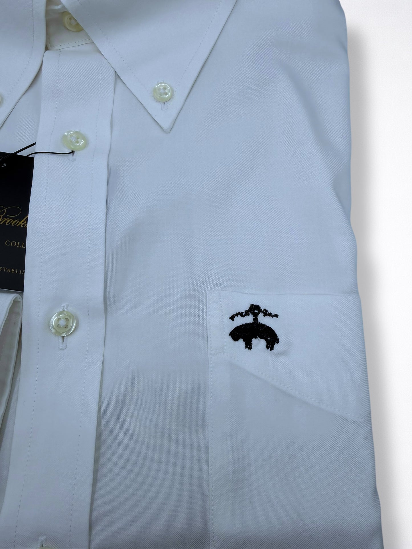 Camisa Brooks Brothers Classic Fit Manga Larga Talla S