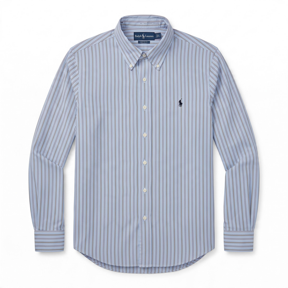 Camisa Polo Ralph Lauren Custom Fit manga larga talla L