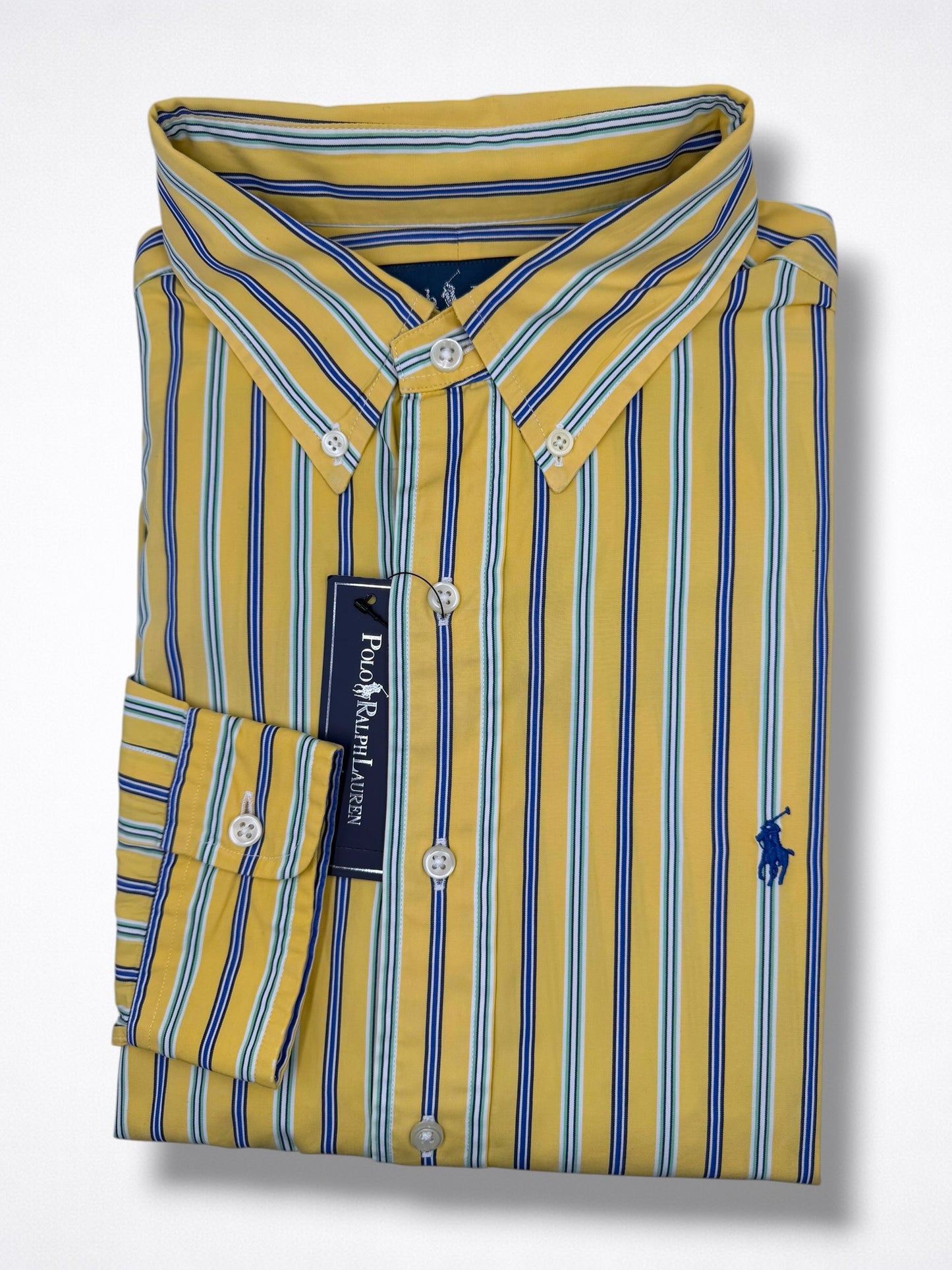 Camisa Polo Ralph Lauren Classic Fit Manga Larga Talla L