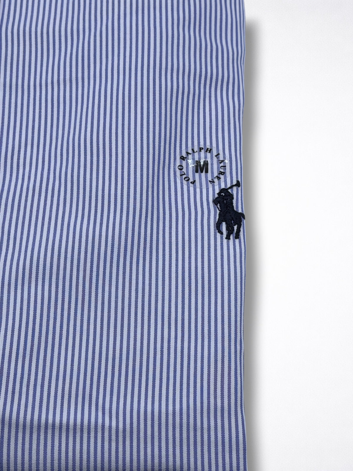 Camisa Polo Ralph Lauren Custom Fit manga larga talla M