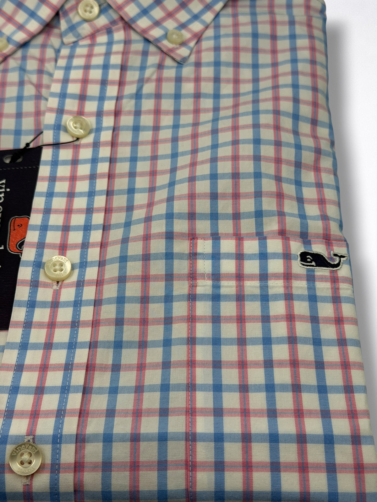 Camisa Vineyard Vines Slim Fit Manga Larga Talla M