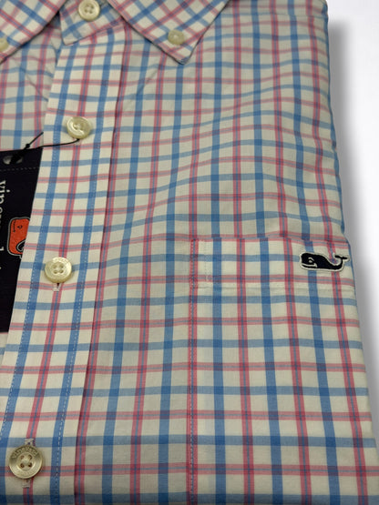 Camisa Vineyard Vines Slim Fit Manga Larga Talla M