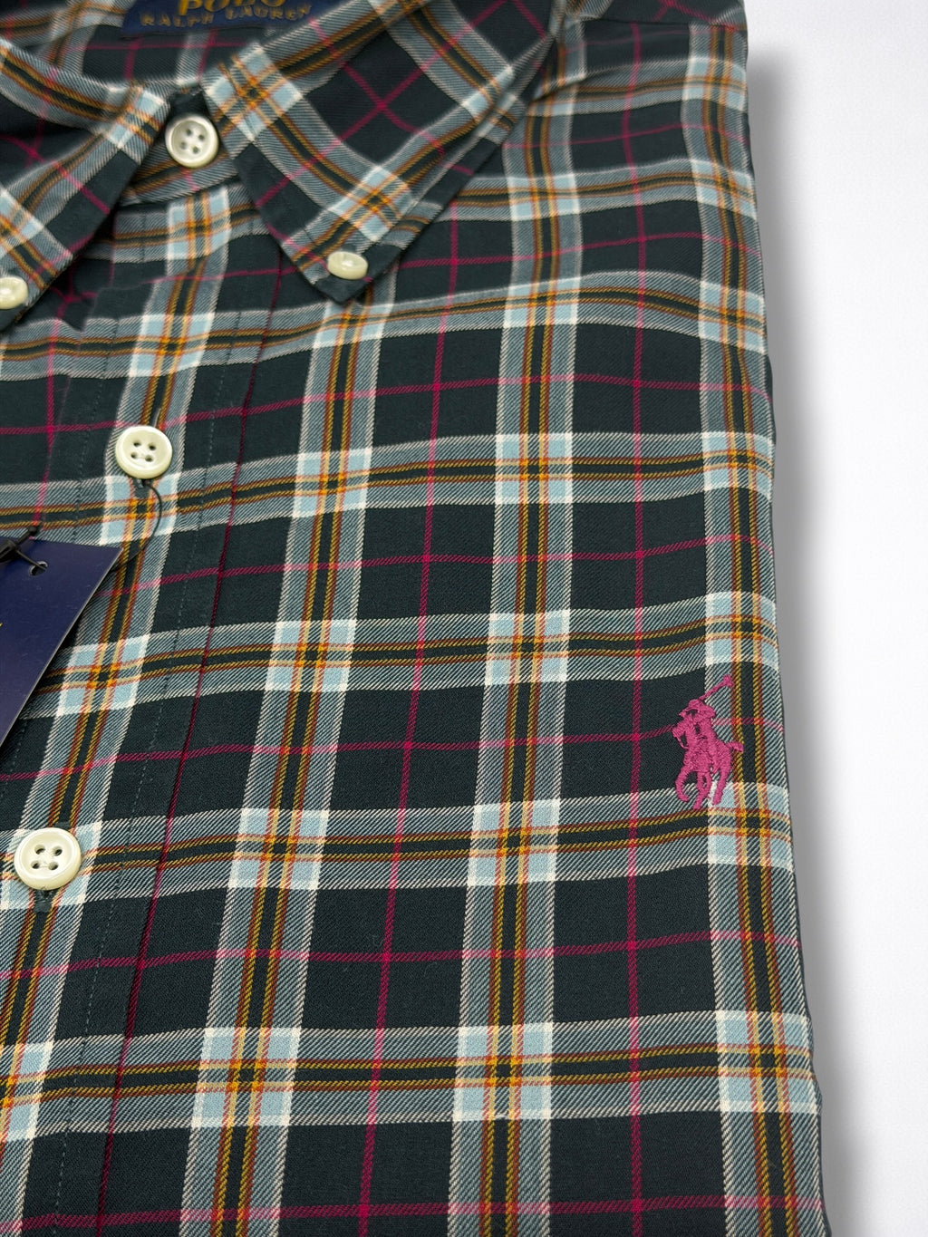 Camisa Polo Ralph Lauren Classic Fit Manga Larga Talla M