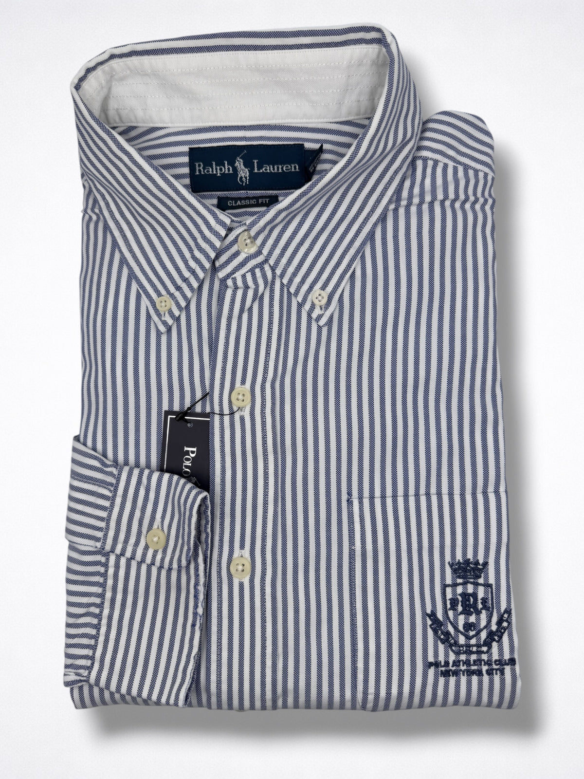 Camisa Polo Ralph Lauren Classic Fit Manga Larga Talla L