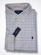 Camisa Polo Ralph Lauren Custom  Fit Manga Larga Talla L