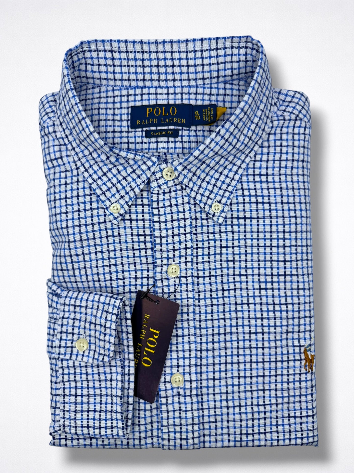 Camisa Polo Ralph Lauren Classic Fit Manga Larga Talla XL