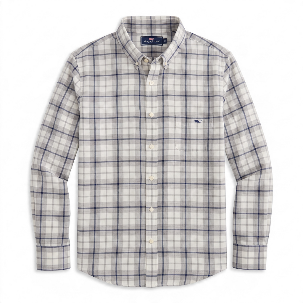 Camisa Vineyard Vines Classic Fit manga larga talla L