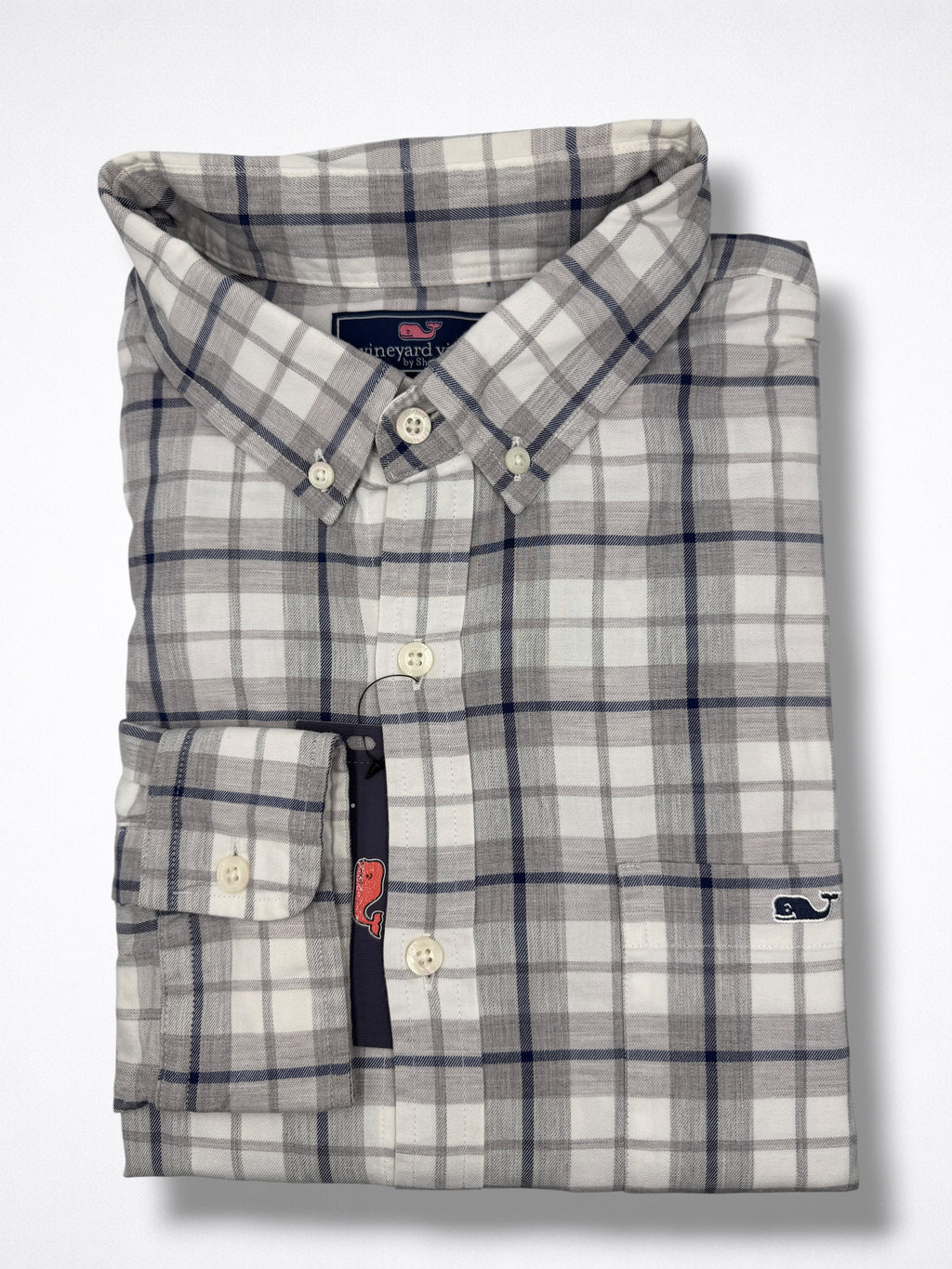 Camisa Vineyard Vines Classic Fit manga larga talla L