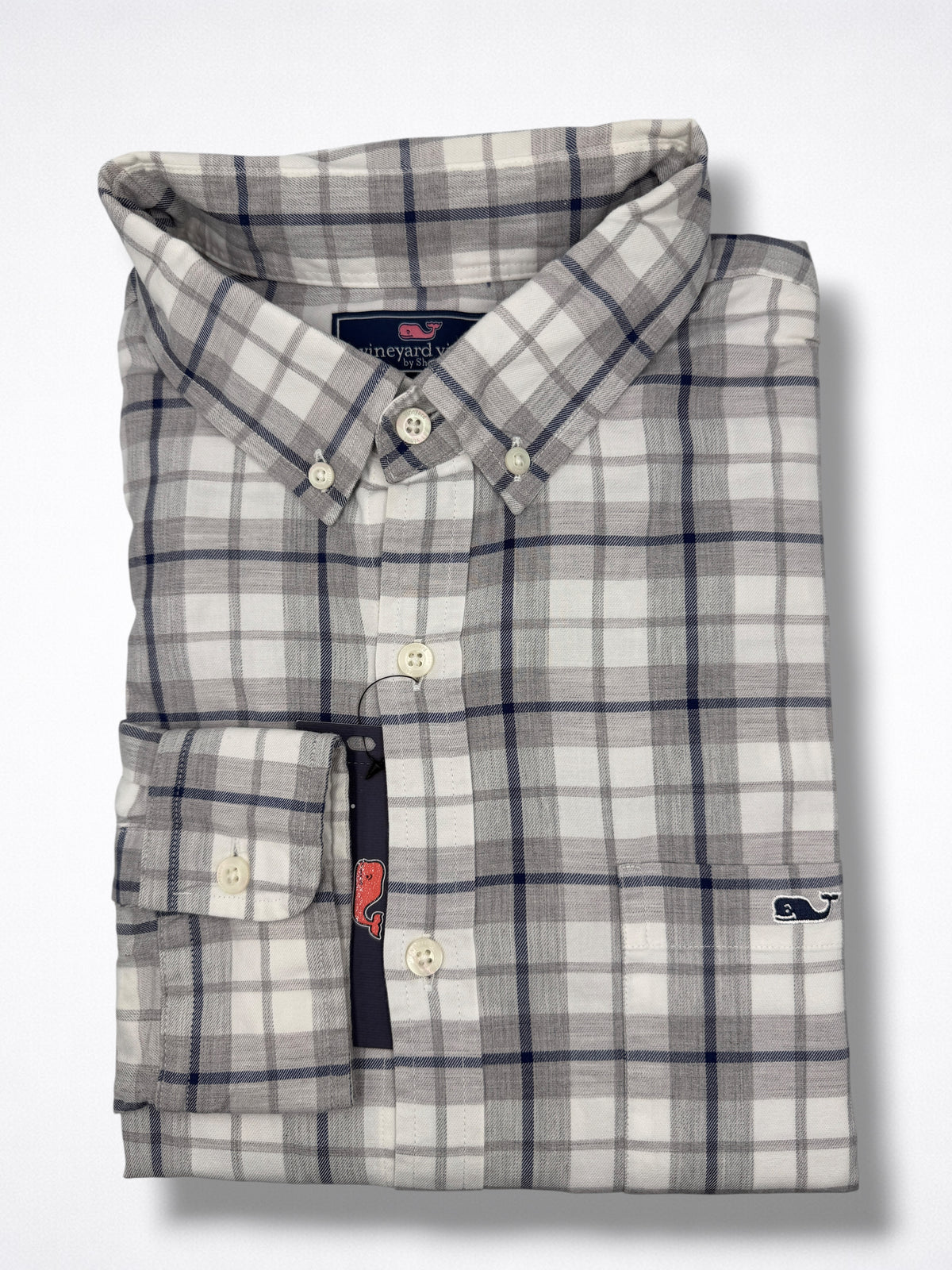 Camisa Vineyard Vines Classic Fit manga larga talla L