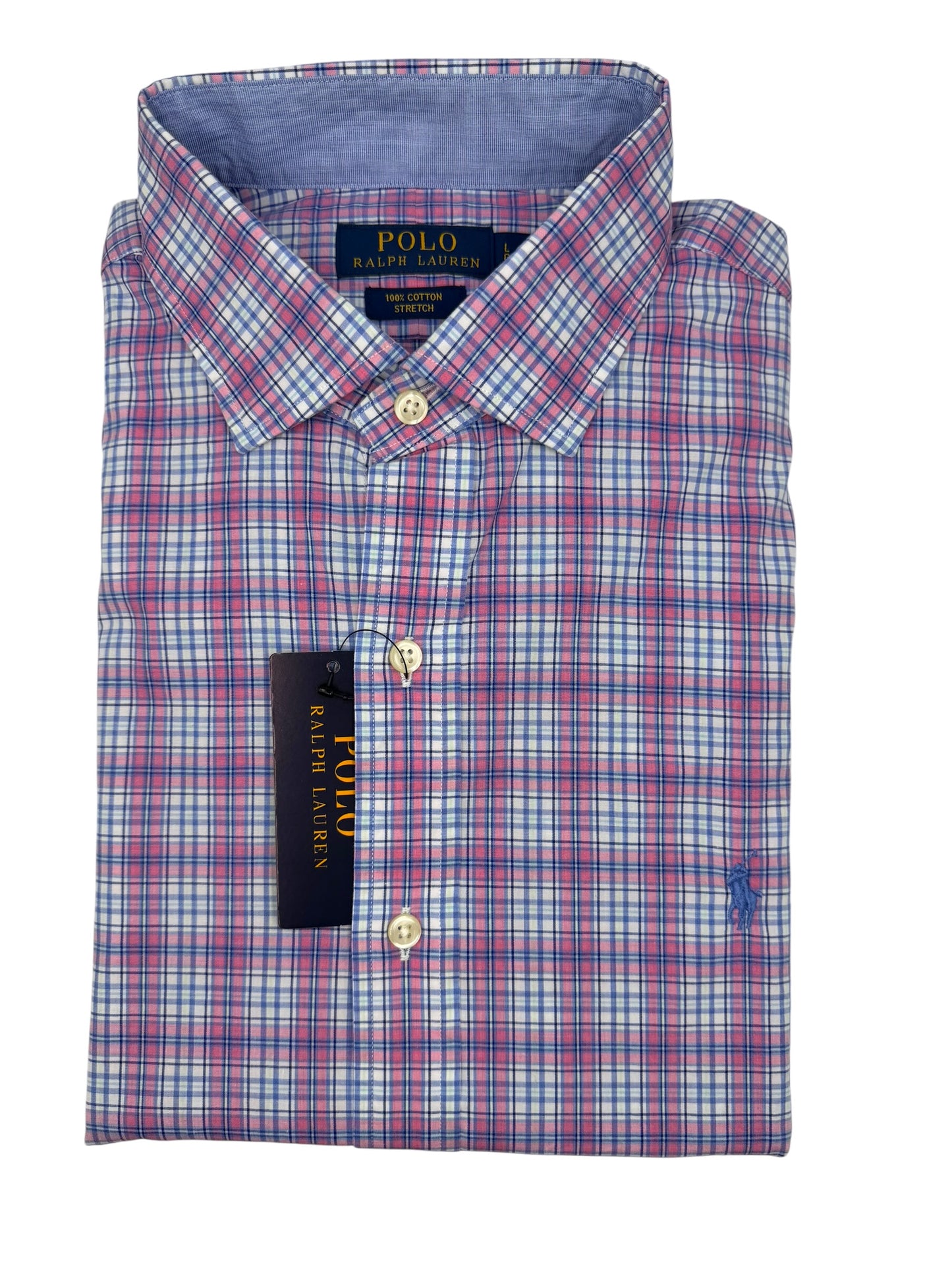 Camisa Polo Ralph Lauren Classic Fit Manga Larga Talla L