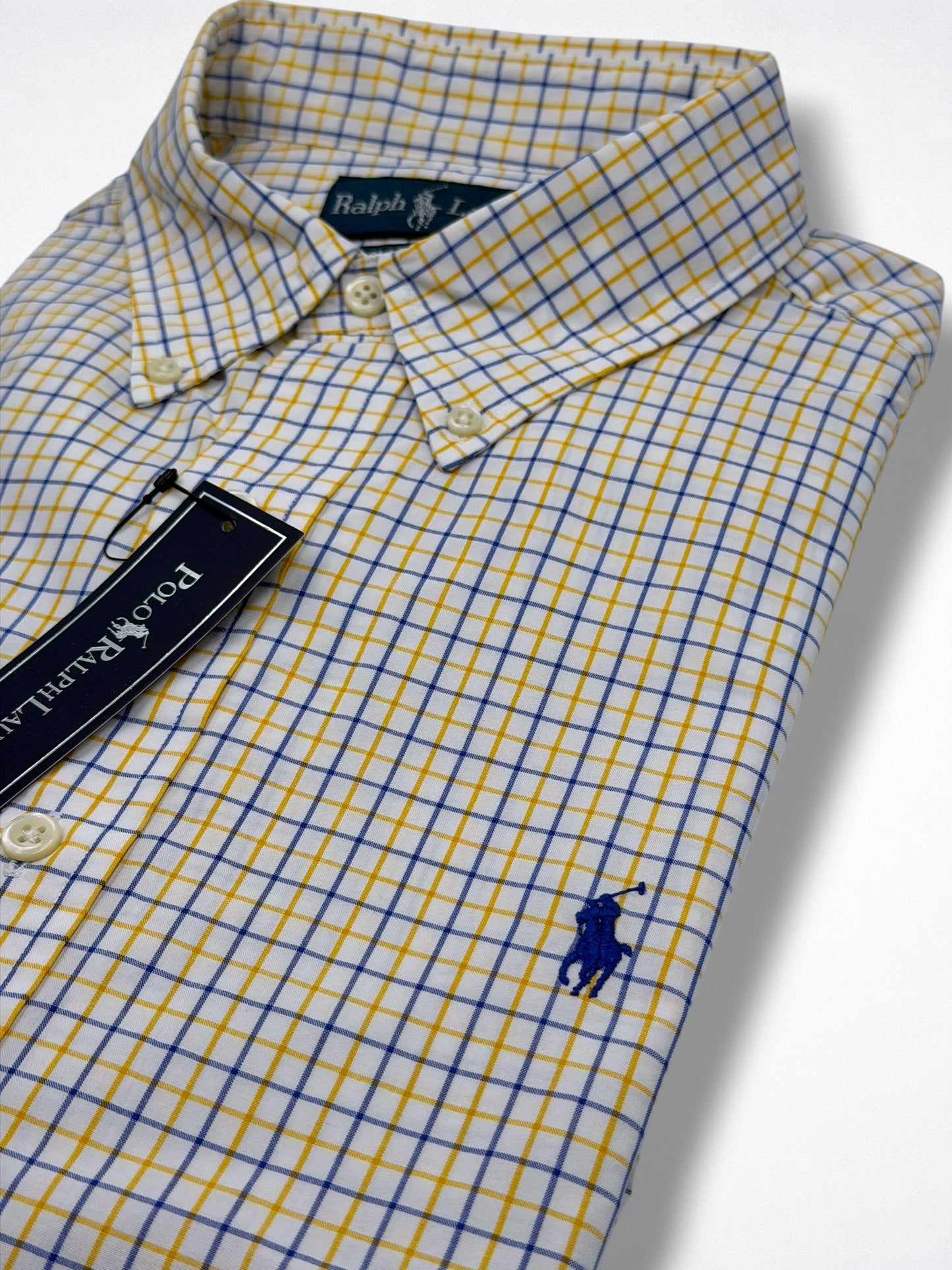 Camisa Polo Ralph Lauren Classic Fit Manga Larga Talla L