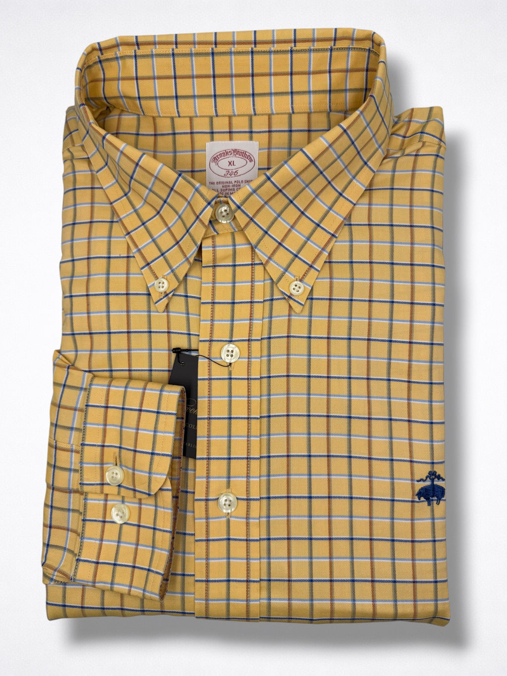 Camisa Brooks Brothers Classic Fit Manga Larga Talla XXL