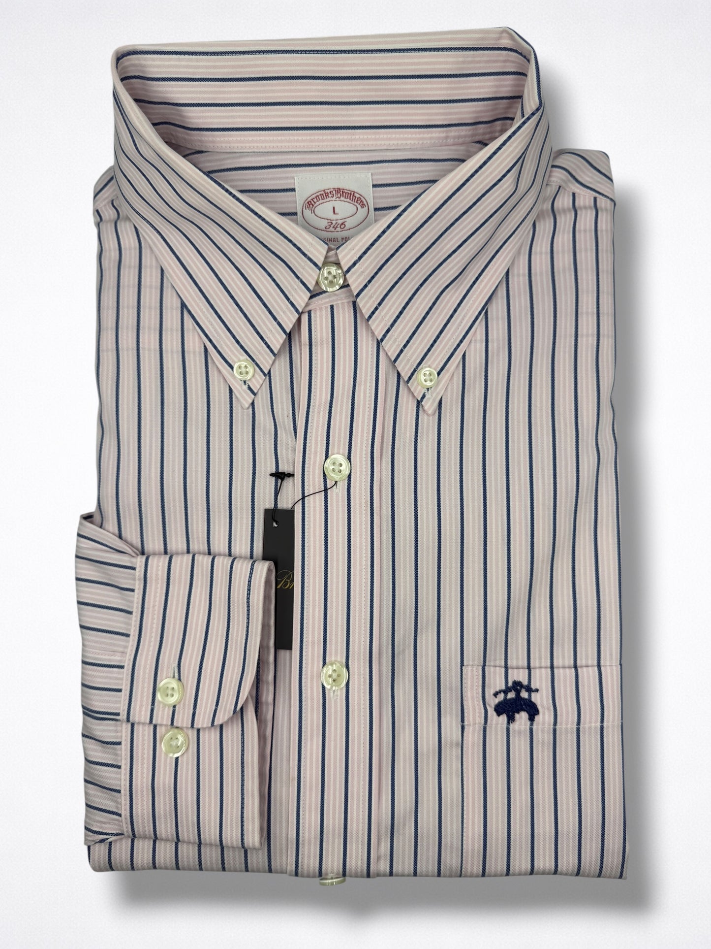 Camisa Brooks Brothers Classic Fit Manga Larga Talla XL