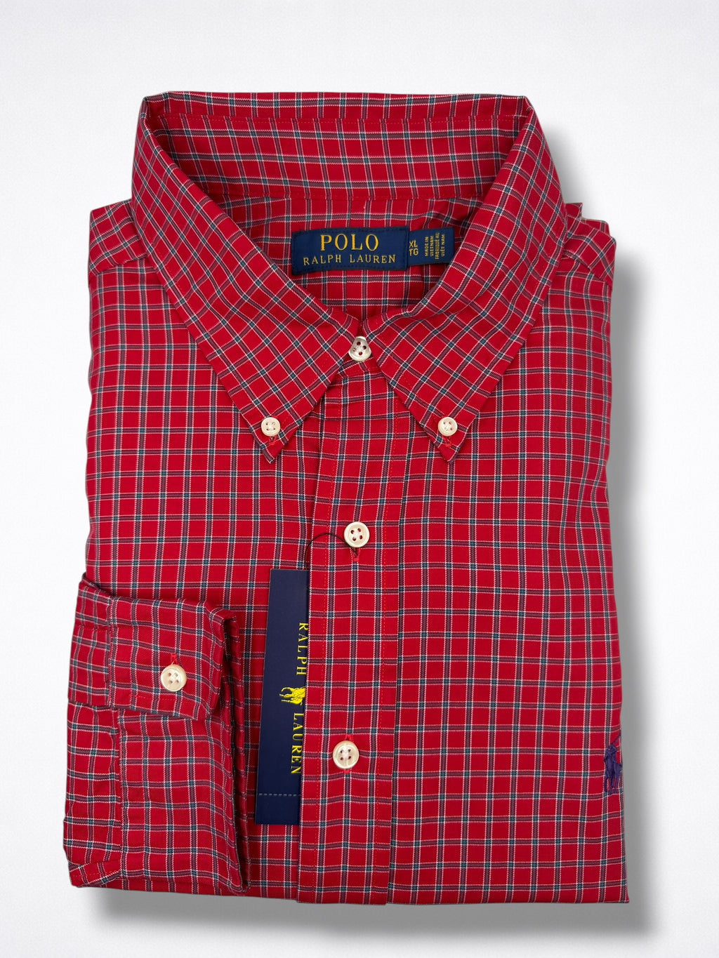 Camisa Polo Ralph Lauren Classic Fit Manga Larga Talla XL