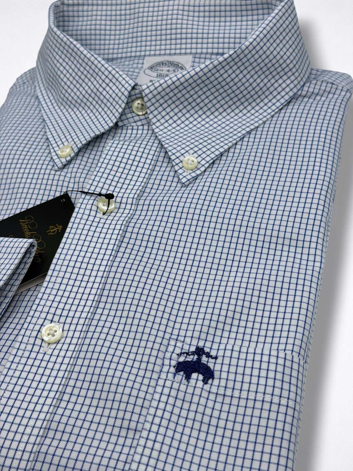 Camisa Brooks Brothers Classic Fit Manga Larga Talla L