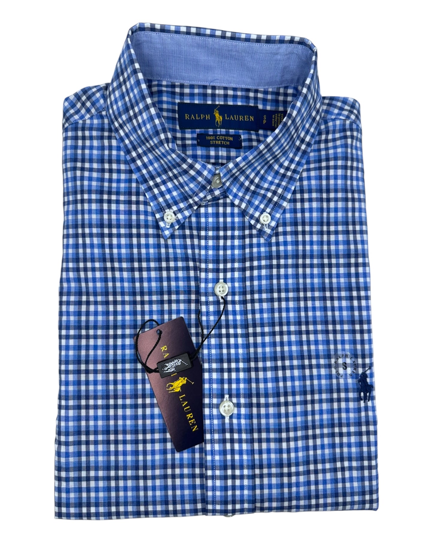 Camisa Polo Ralph Lauren Classic Fit Manga Larga Talla S