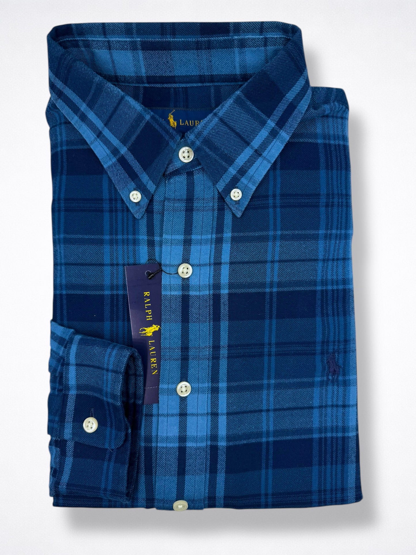 Camisa Polo Ralph Lauren Classic Fit Manga Larga Talla L