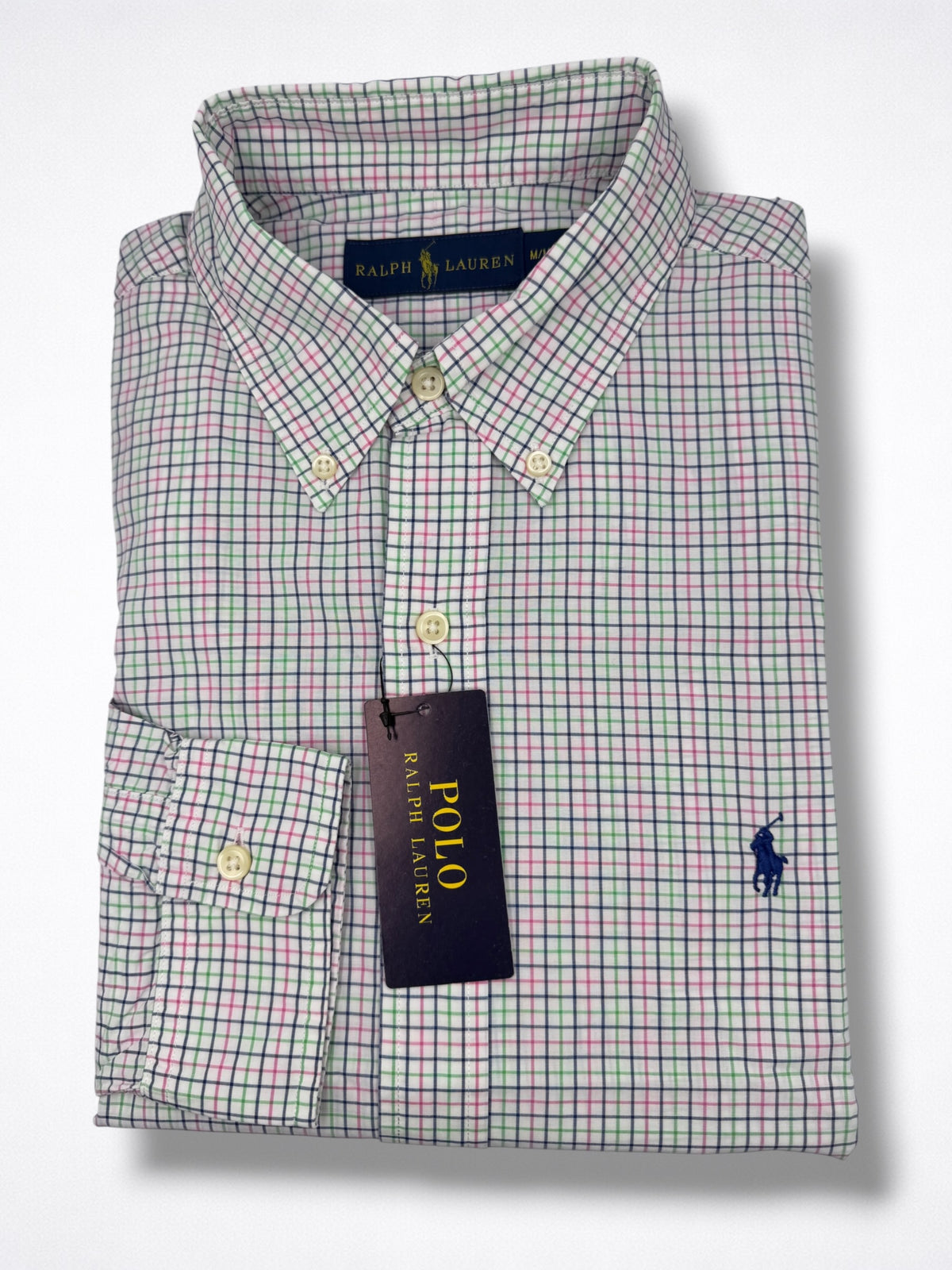 Camisa Polo Ralph Lauren Classic Fit Manga Larga Talla M