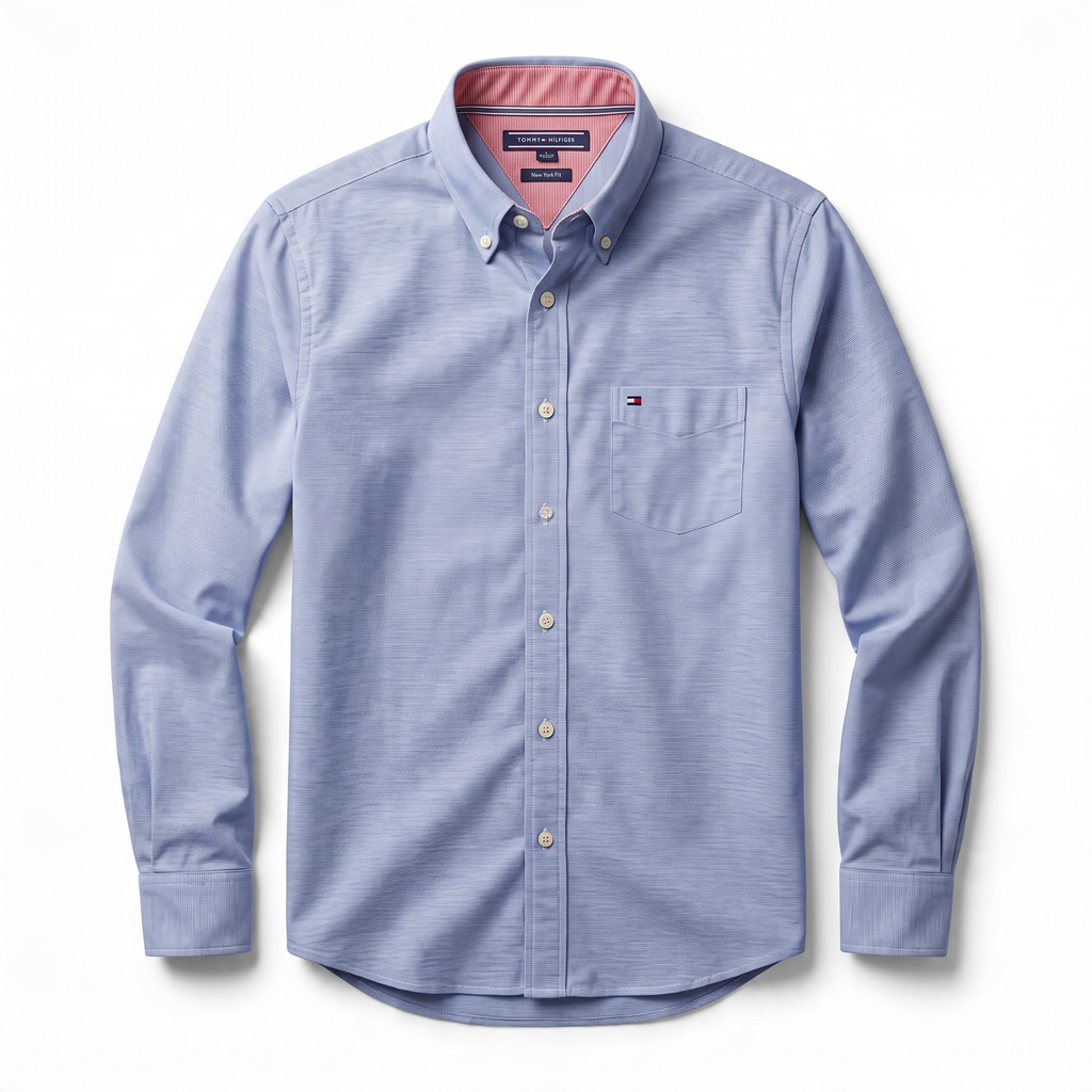 Camisa Tommy Hilfiger Classic Fit manga larga talla S