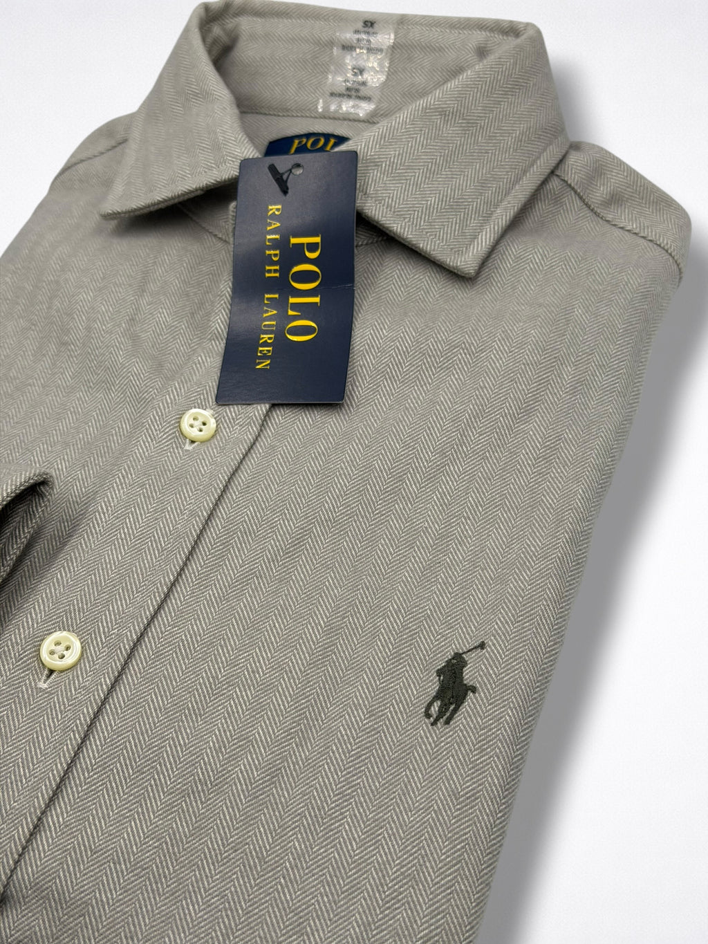 Camisa Polo Ralph Lauren Slim Fit Manga Larga Talla XS