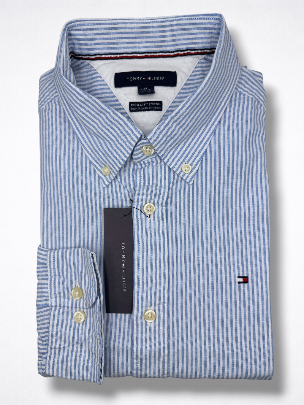 Camisa Tommy Hilfiger Custom Fit Manga Larga Talla XL