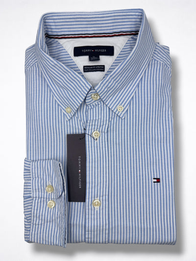 Camisa Tommy Hilfiger Custom Fit Manga Larga Talla XL