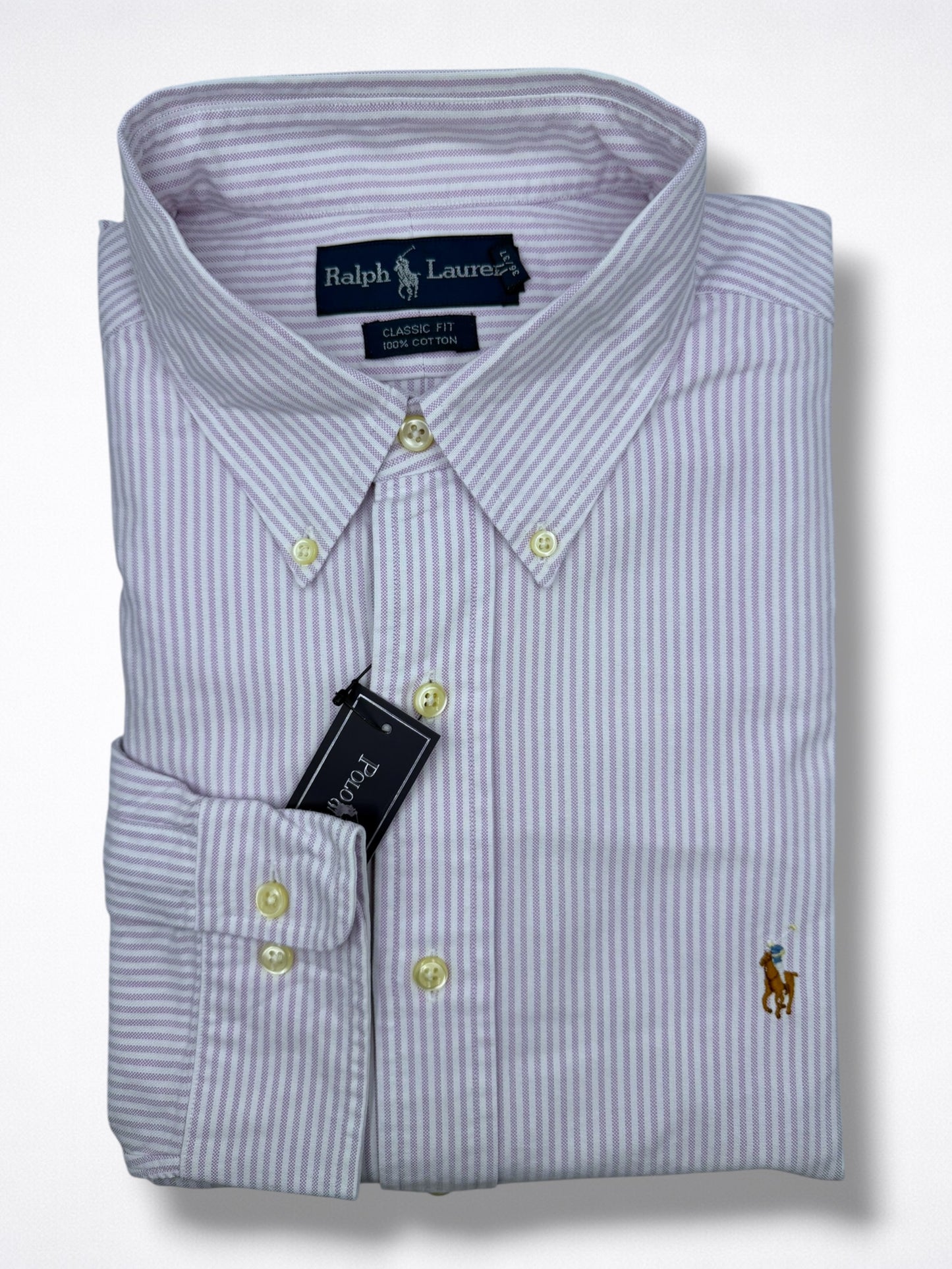 Camisa Polo Ralph Lauren Classic Fit Manga Larga Talla XL