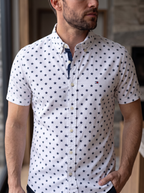Camisa Tommy Hilfiger Custom Fit manga corta talla L