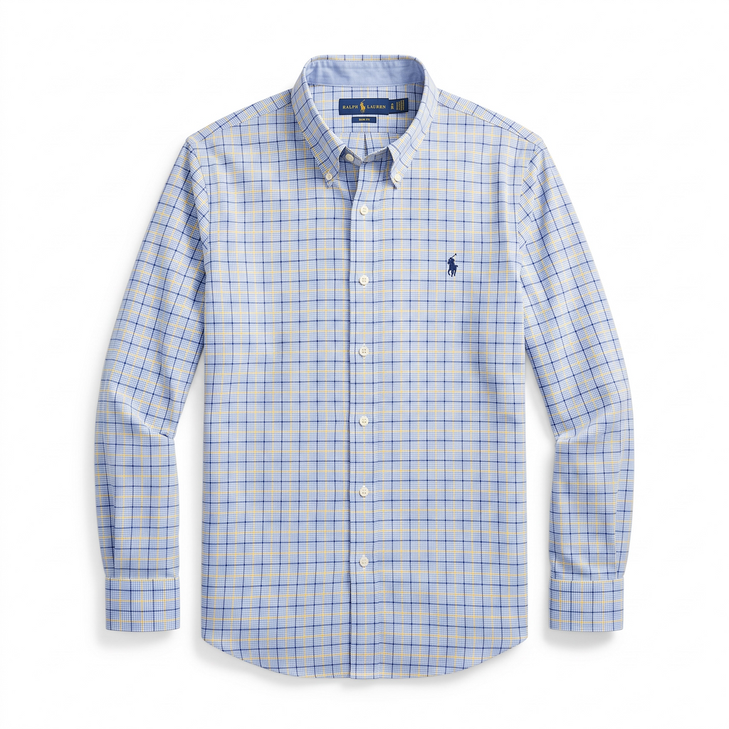 Camisa Polo Ralph Lauren Classic Fit manga larga talla XL