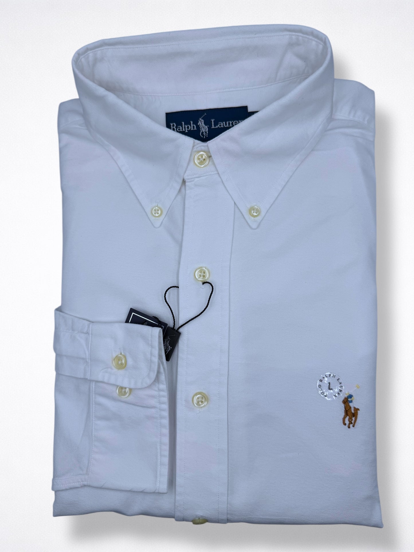Camisa Polo Ralph Lauren Classic Fit Manga Larga Talla XL