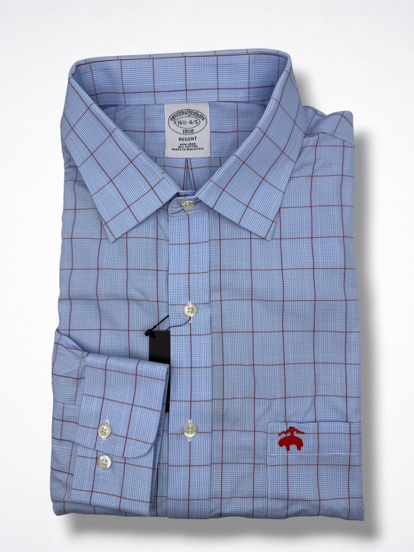 Camisa Brooks Brothers Classic Fit Manga Larga Talla L