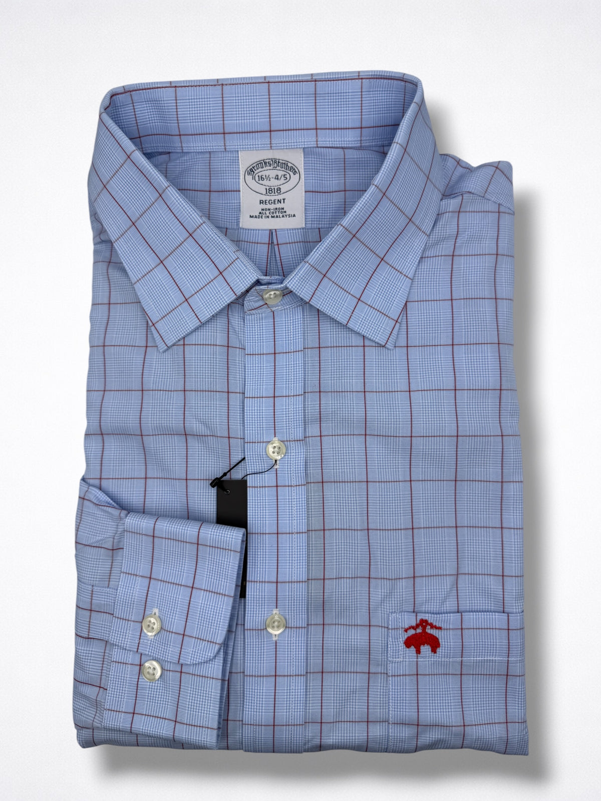 Camisa Brooks Brothers Classic Fit Manga Larga Talla L