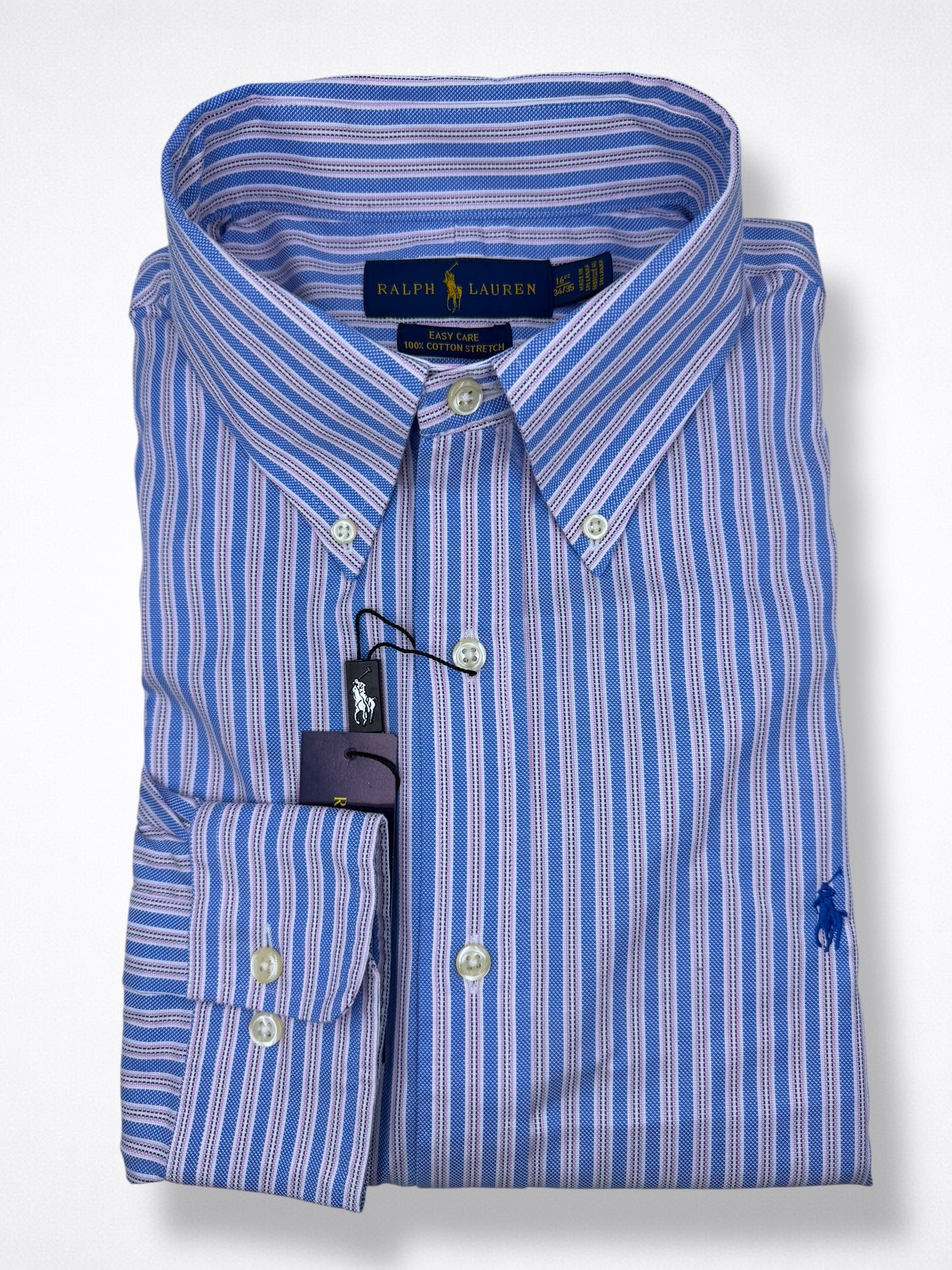 Camisa Polo Ralph Lauren Classic Fit Manga Larga Talla L