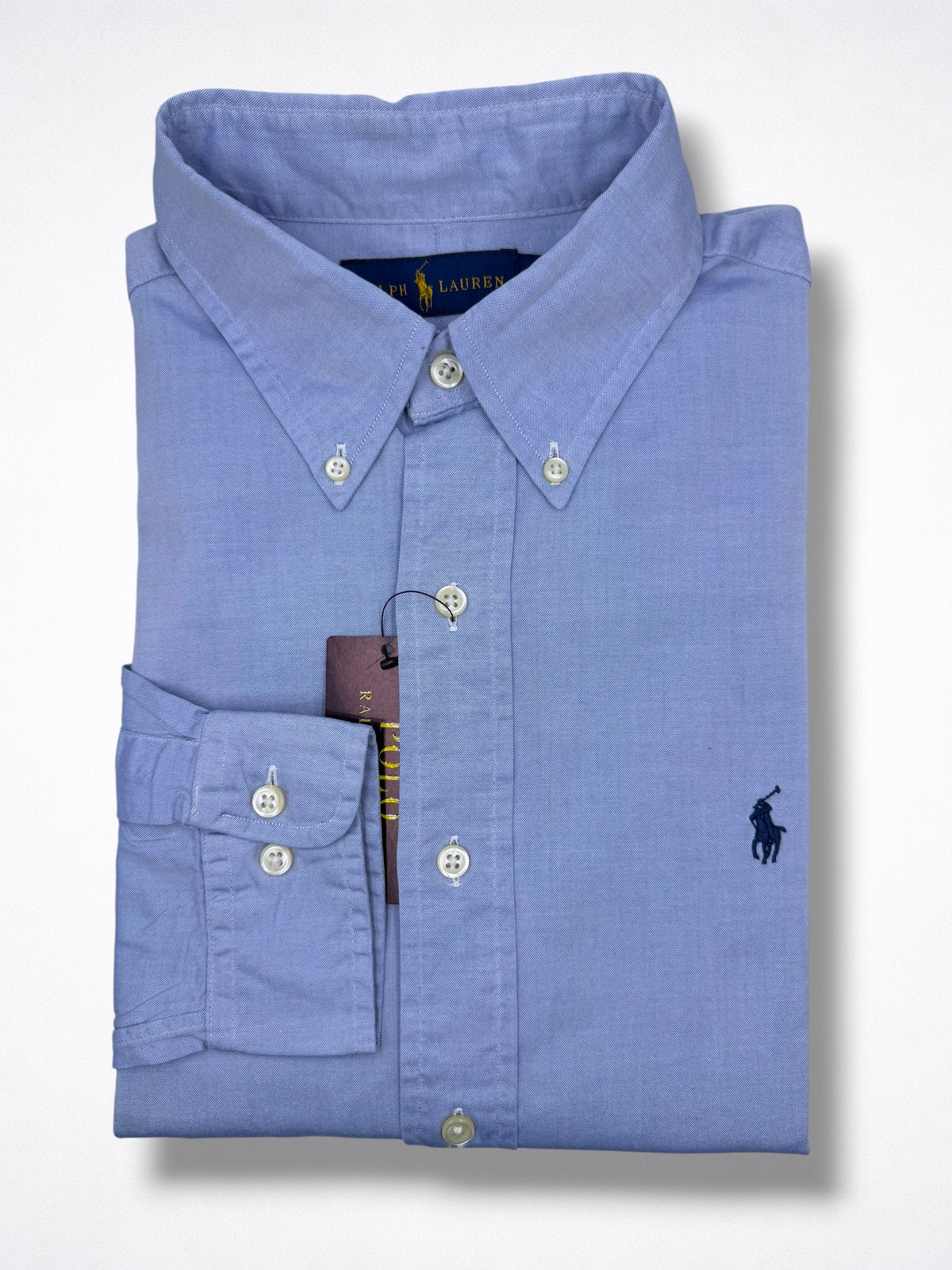 Camisa Polo Ralph Lauren Classic Fit Manga Larga Talla S