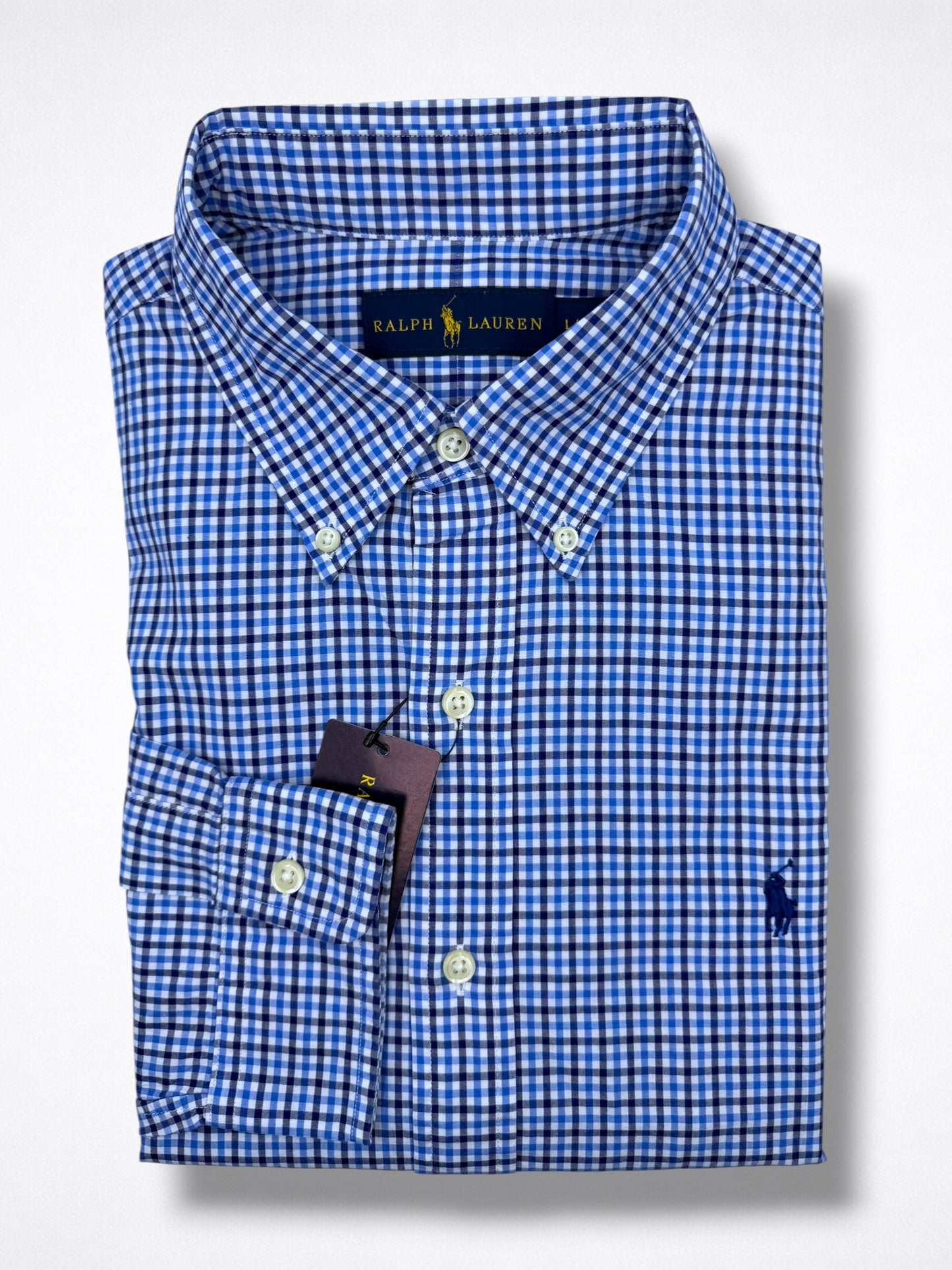 Camisa Polo Ralph Lauren Classic Fit Manga Larga Talla L