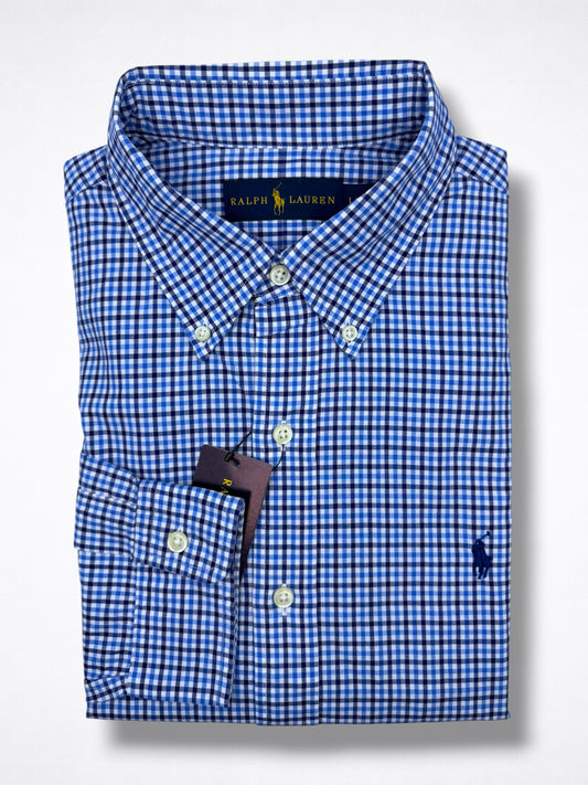 Camisa Polo Ralph Lauren Classic Fit Manga Larga Talla L