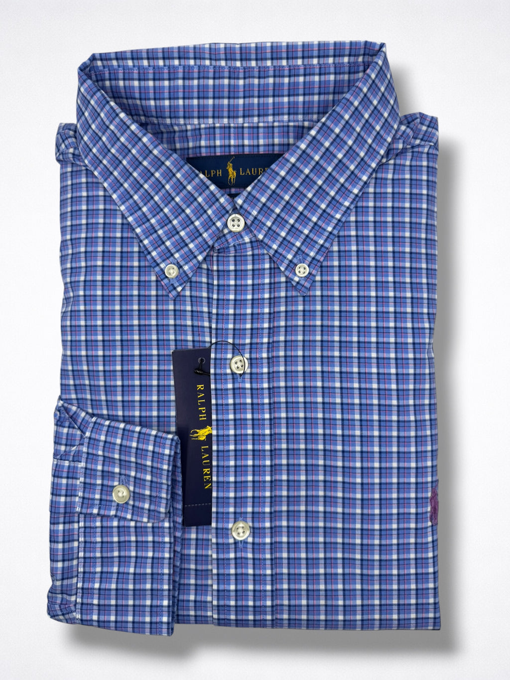 Camisa Polo Ralph Lauren Classic Fit Manga Larga Talla XL