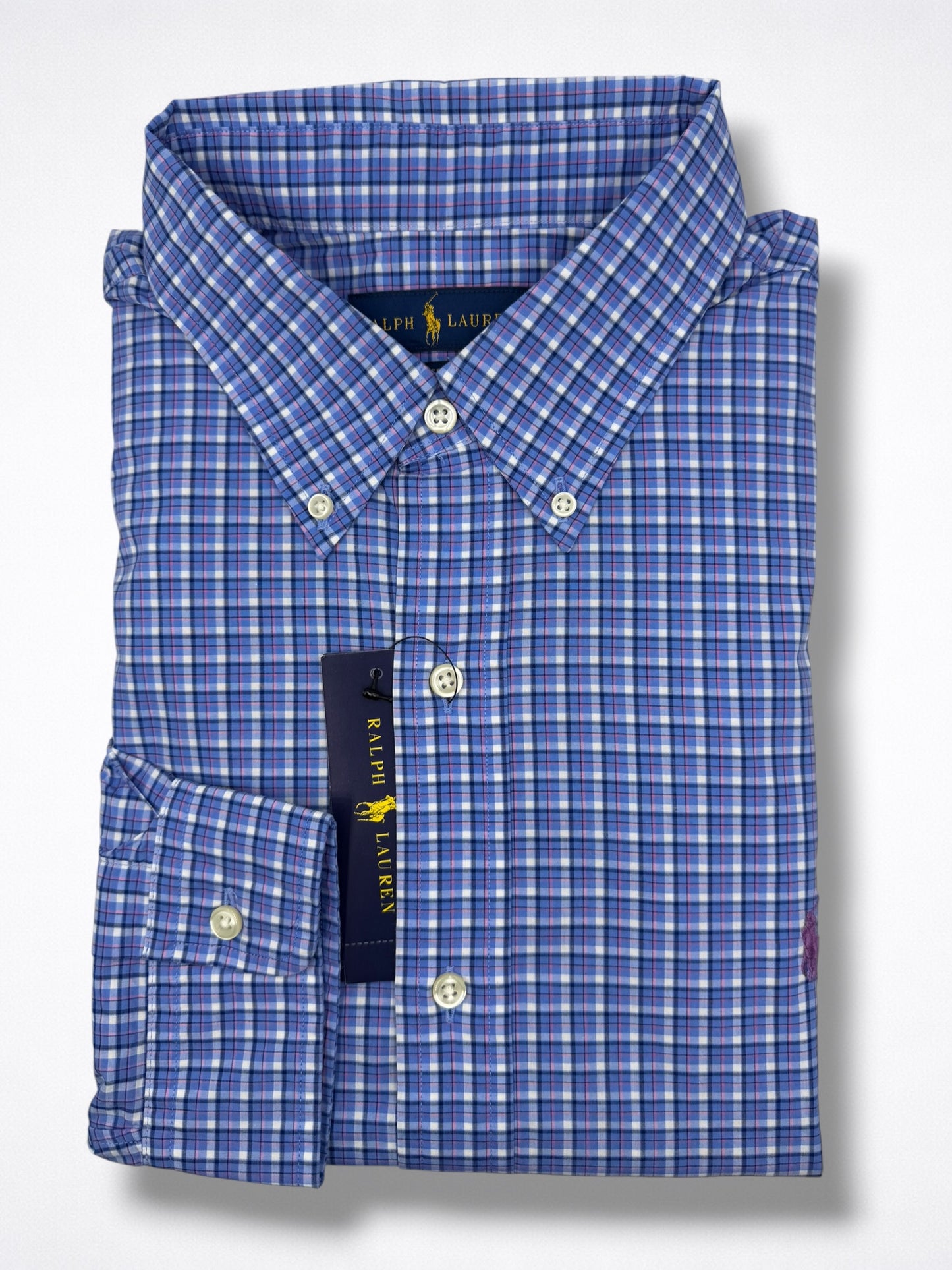 Camisa Polo Ralph Lauren Classic Fit Manga Larga Talla XL