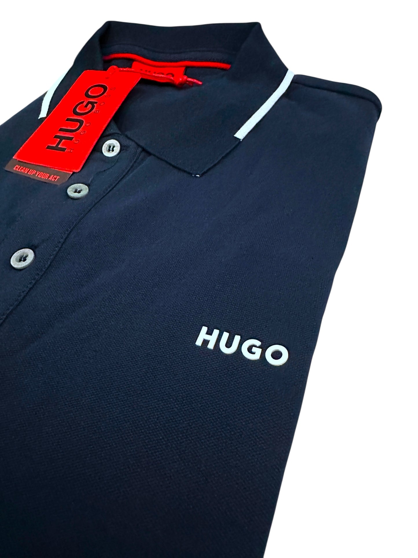 Playera Tipo Polo Hugo Talla M