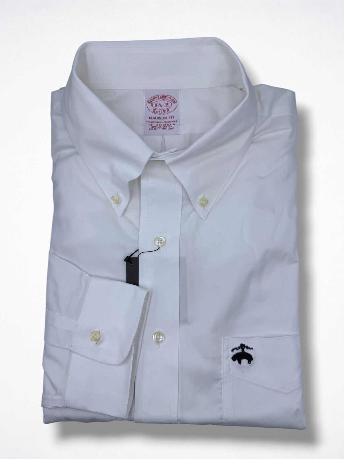Camisa Brooks Brothers Classic Fit manga larga talla L