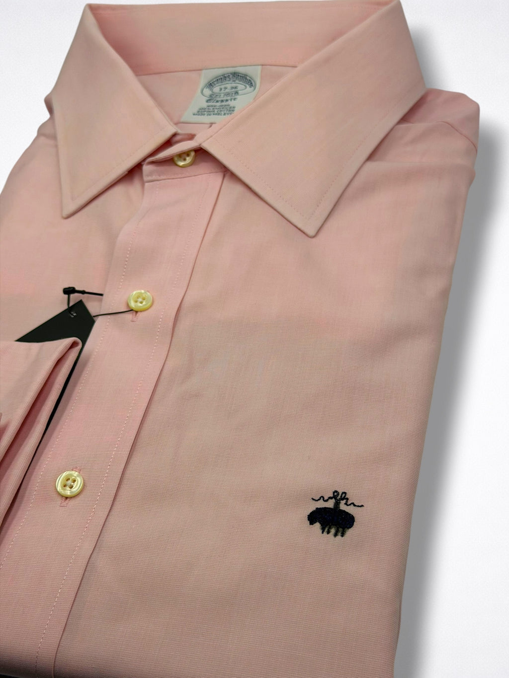 Camisa Brooks Brothers Classic Fit 17 Manga Larga 36 Talla XL