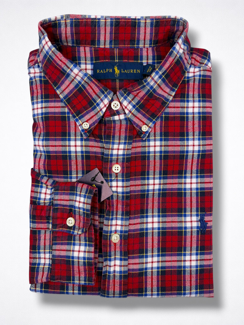 Camisa Polo Ralph Lauren Classic Fit Manga Larga Talla XL
