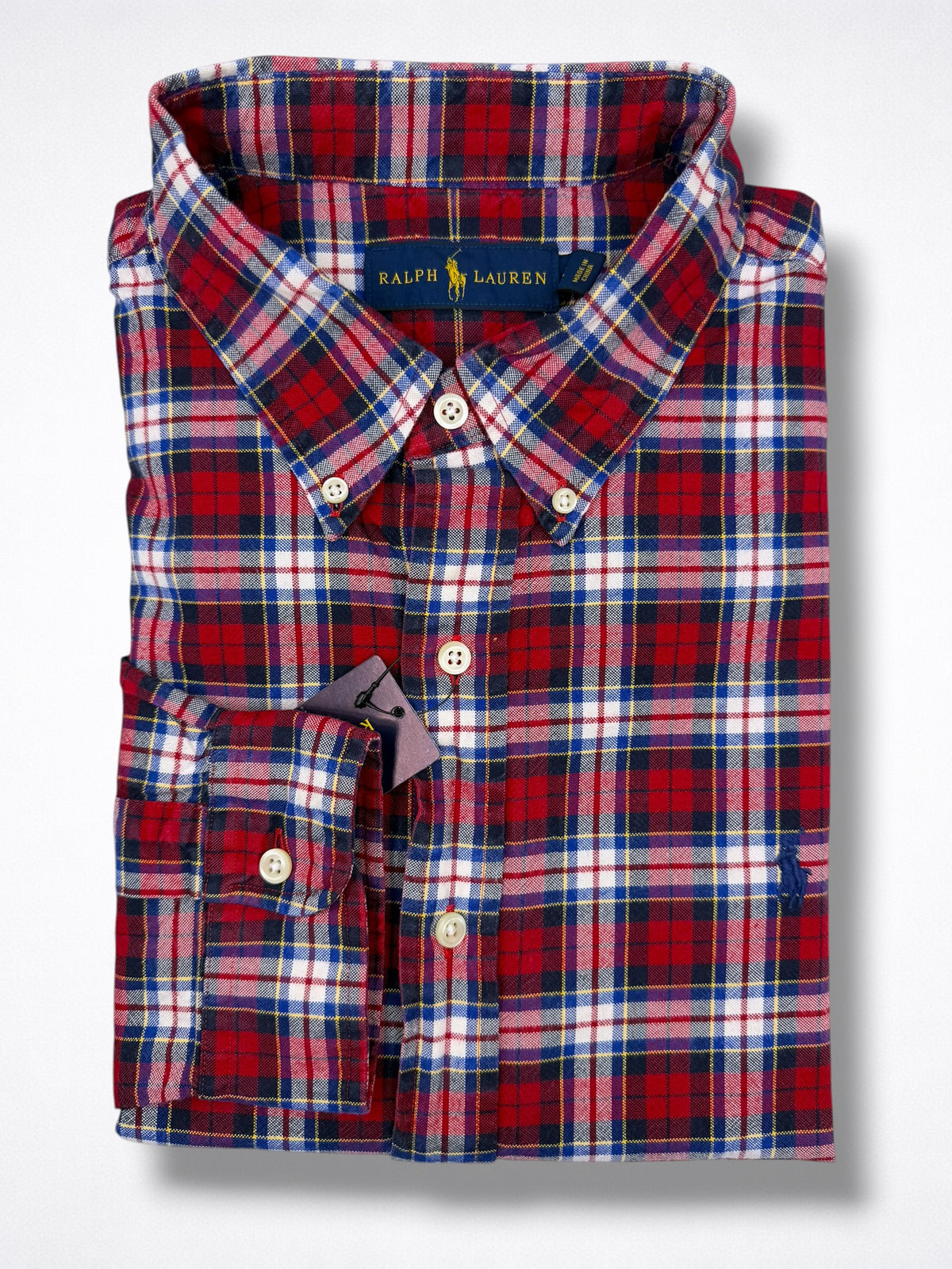 Camisa Polo Ralph Lauren Classic Fit Manga Larga Talla XL
