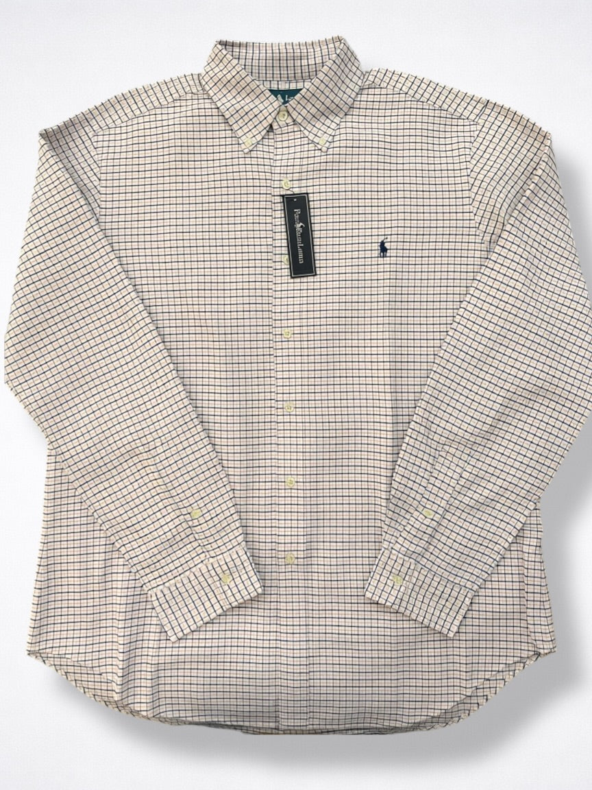 Camisa Polo Ralph Lauren Classic Fit Manga Larga Talla L