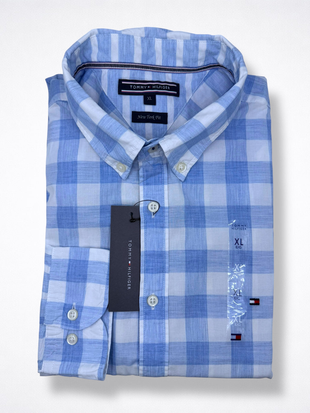 Camisa Tommy Hilfiger Slim Fit Manga Larga Talla XL