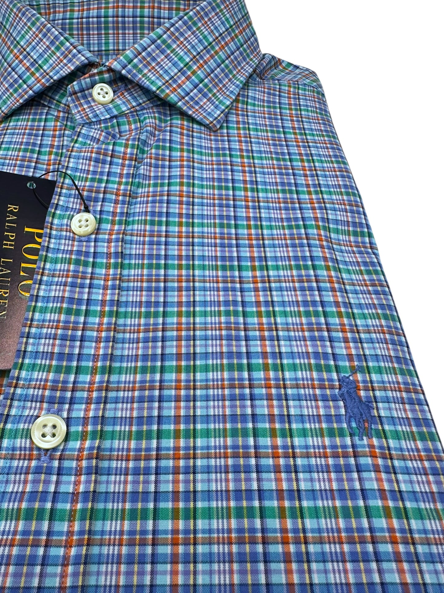 Camisa Polo Ralph Lauren Custom Fit Manga Larga Talla M