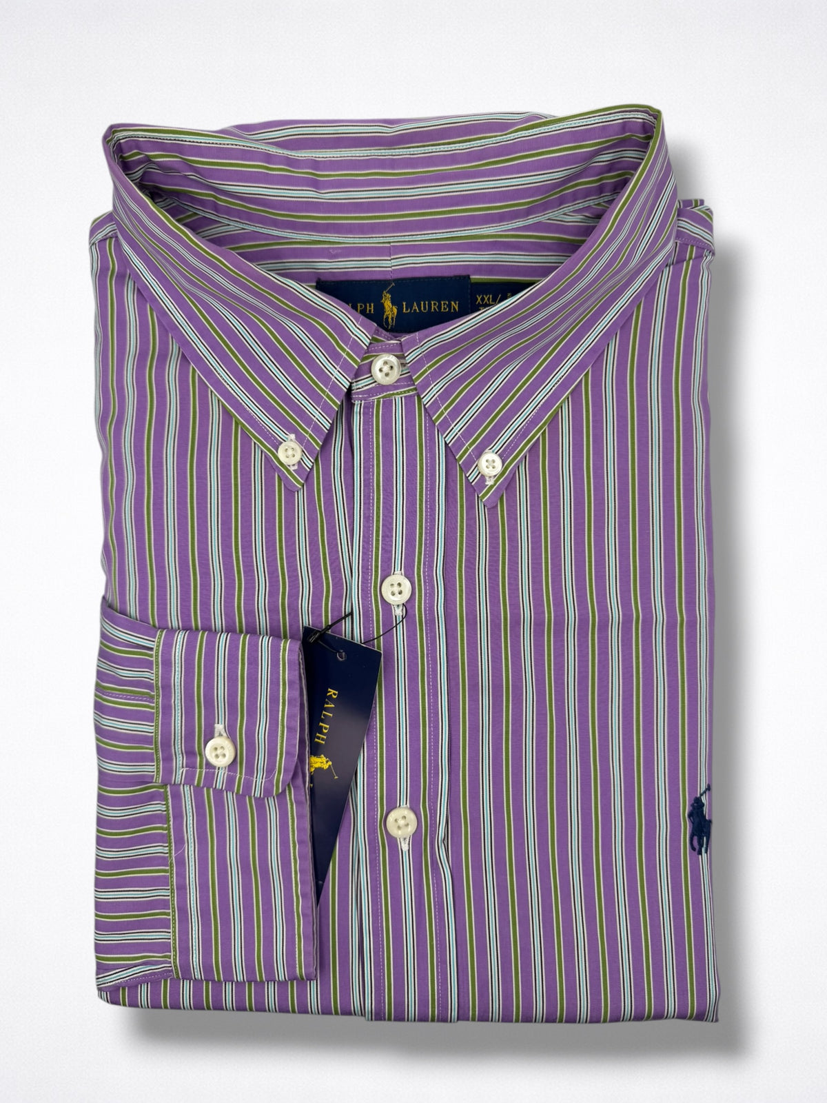 Camisa Polo Ralph Lauren Classic Fit Manga Larga Talla XXL